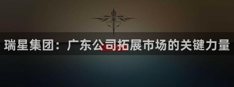 新宝gg2创造奇迹登录：瑞星集团：广东公
