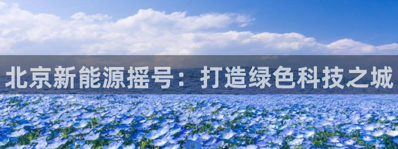 网站新宝GG:北京新能源摇号:打造绿色科技之城