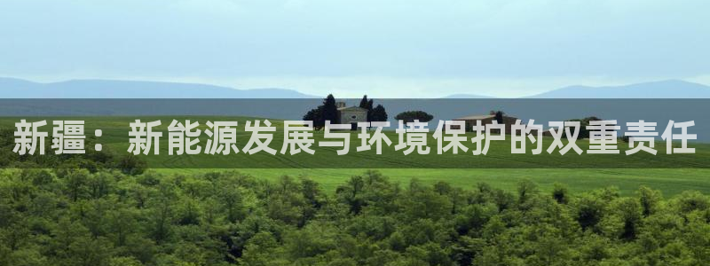 新宝+gg+登录:新疆:新能源发展与环境保护的双重责任