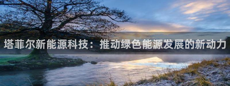 新宝gg注册:塔菲尔新能源科技:推动绿色能源发展的新动力